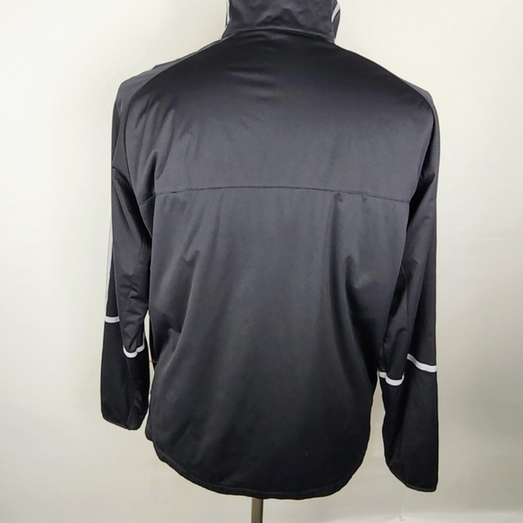 NIKE GOLF- Mens Medium Black Windbreaker Pullover Half /Quarter Zip Jacket - Picture 3 of 9